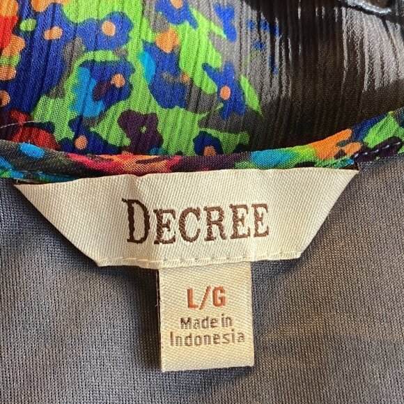 Decree SZL Gray floral corset top Boho English Countryside Dark Romance Whimsigo - Picture 6 of 7